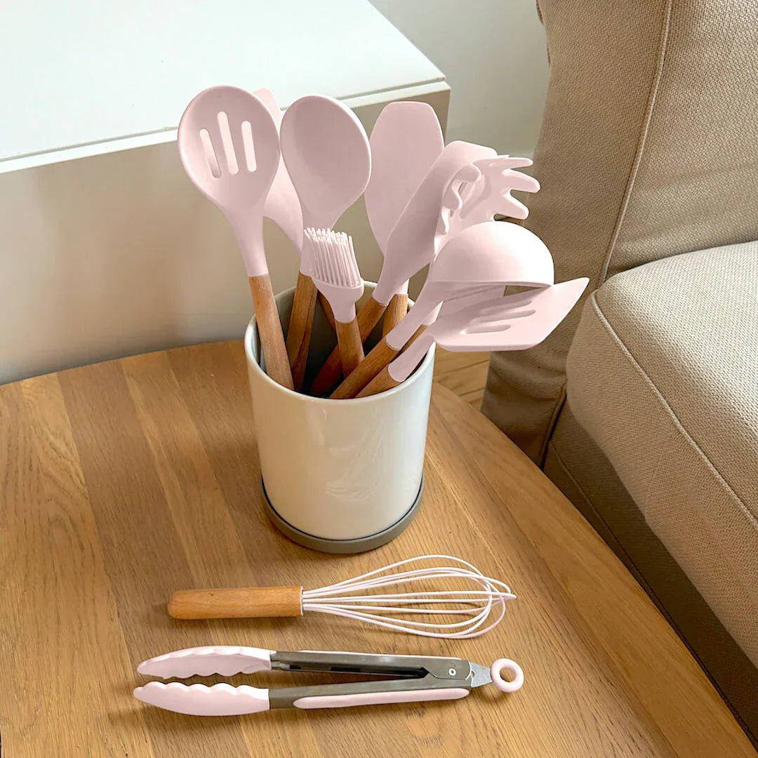 The Southern Atelier – Elegant 11 - Piece Silicone Kitchen Utensil Set for a Sophisticated Culinary Experiences - The Southern AtelierSKU_1774883176695_716