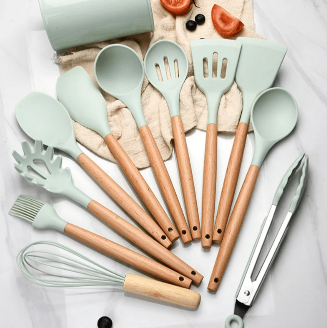 The Southern Atelier – Elegant 11 - Piece Silicone Kitchen Utensil Set for a Sophisticated Culinary Experiences - The Southern AtelierSKU_1774883176695_716