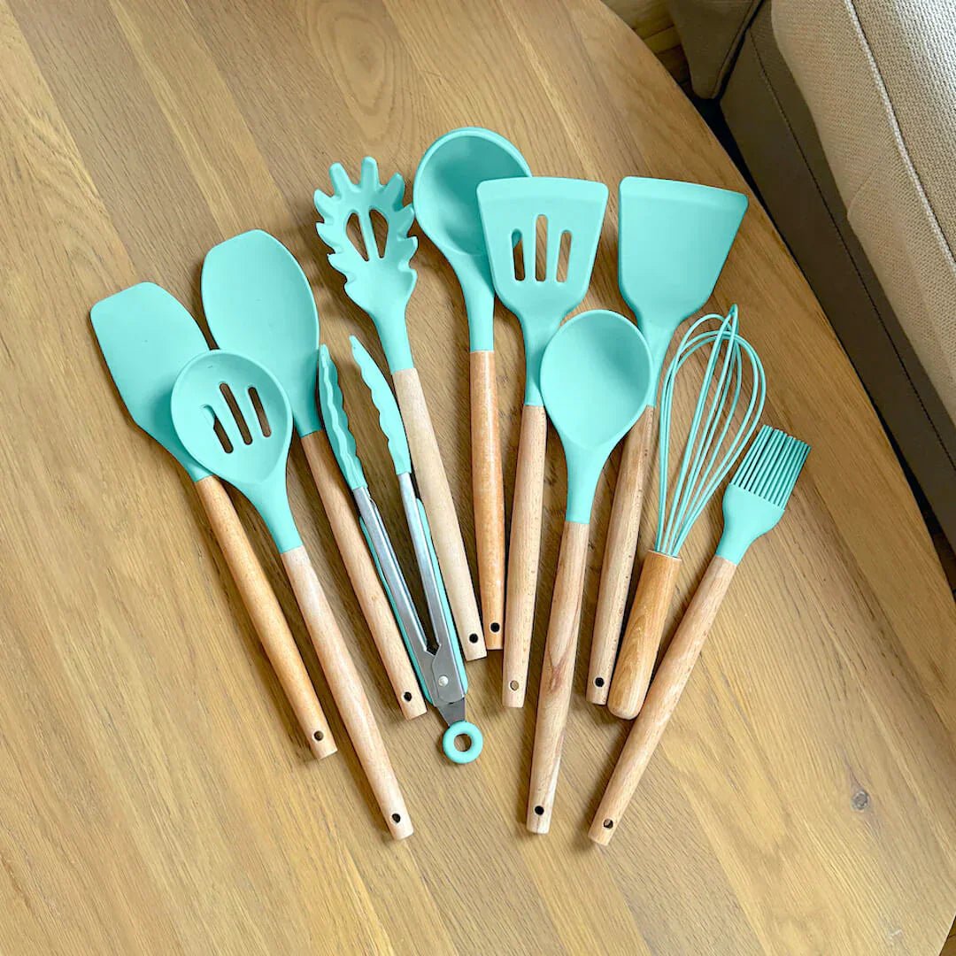 The Southern Atelier – Elegant 11 - Piece Silicone Kitchen Utensil Set for a Sophisticated Culinary Experiences - The Southern AtelierSKU_1774883176695_792