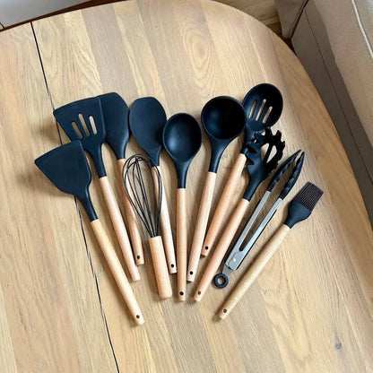 The Southern Atelier – Elegant 11 - Piece Silicone Kitchen Utensil Set for a Sophisticated Culinary Experiences - The Southern AtelierSKU_1774883176695_896