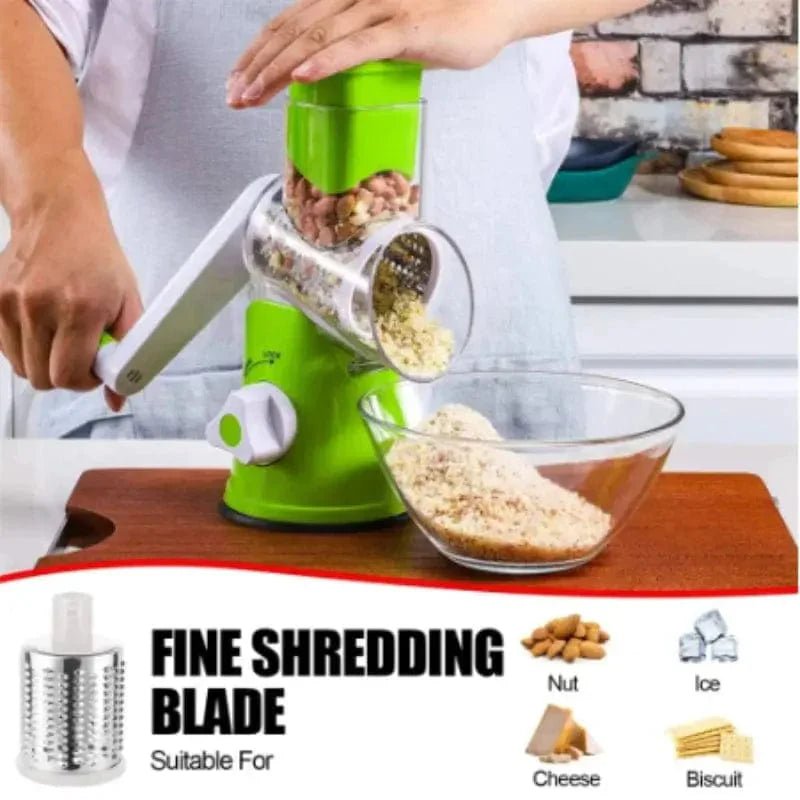The Southern Atelier – Elegant 3-in-1 Rotary Grater for Timeless Kitchens - The Southern AtelierSKU_1775909506732_256
