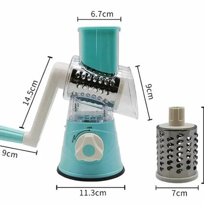 The Southern Atelier – Elegant 3-in-1 Rotary Grater for Timeless Kitchens - The Southern AtelierSKU_1775909506732_256
