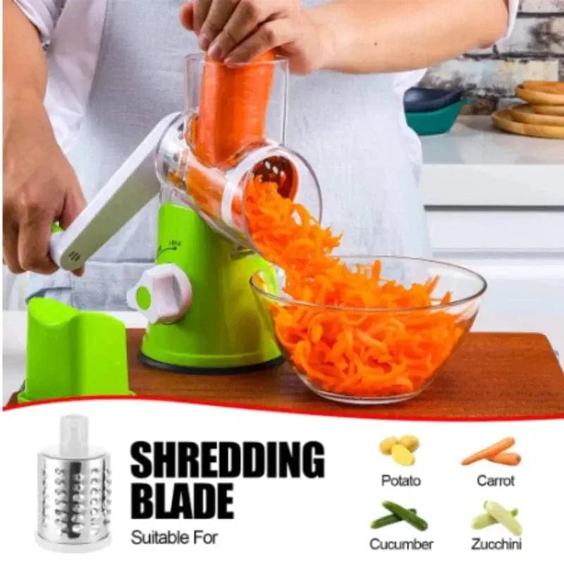The Southern Atelier – Elegant 3-in-1 Rotary Grater for Timeless Kitchens - The Southern AtelierSKU_1775909506732_256