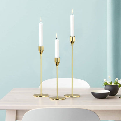 The Southern Atelier – Elegant 3 - Piece Candle Holder Set for a Serene Ambiance - The Southern AtelierSKU_1763119472164_743