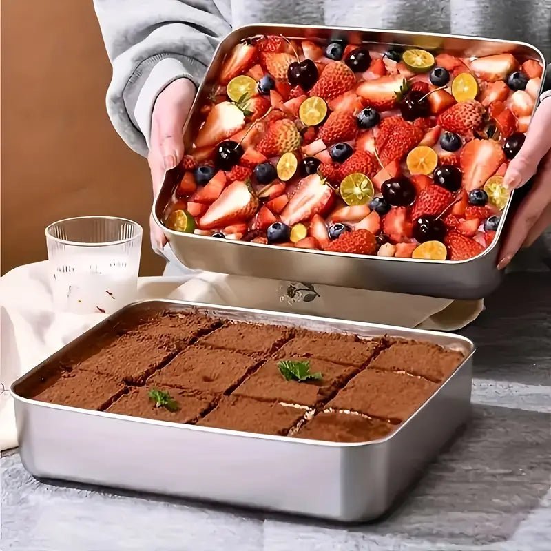 The Southern Atelier – Elegant 3 - Piece Stainless Steel Food Storage Set for a Smart and Stylish Kitchen Aesthetics - The Southern AtelierSKU_1758918267089_923