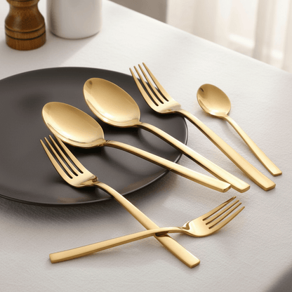The Southern Atelier – Elegant 30 - Piece Stainless Steel Cutlery Collection for a Refined Dining Experience - The Southern AtelierSKU_1763119460952_616