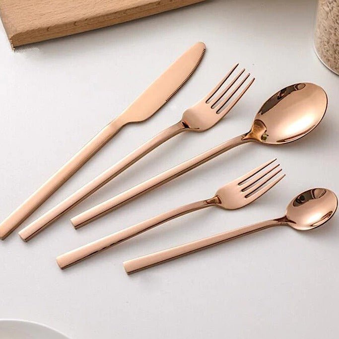 The Southern Atelier – Elegant 30 - Piece Stainless Steel Cutlery Collection for a Refined Dining Experience - The Southern AtelierSKU_1763119460952_972