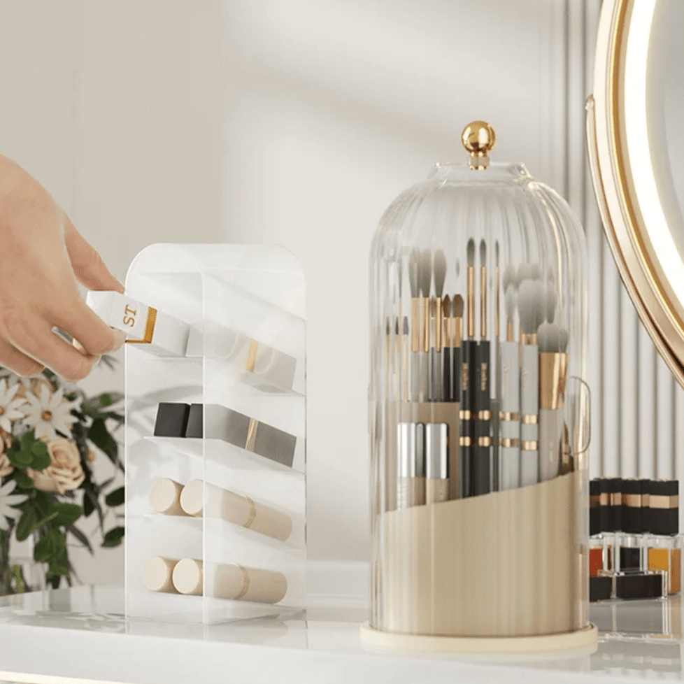 The Southern Atelier – Elegant 360° Rotating Cosmetic Organiser for a Stylish and Clutter - Free Bathroom Space - The Southern AtelierSKU_1765807315886_804