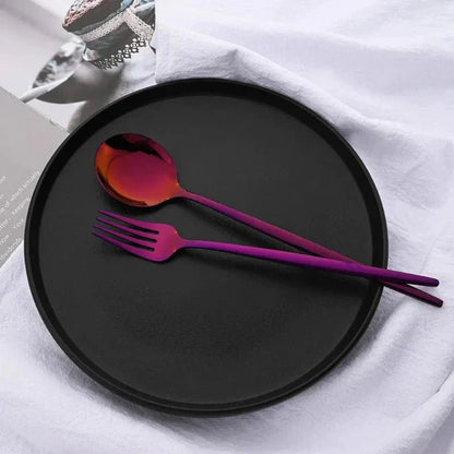 The Southern Atelier – Elegant 6 - Piece Cutlery Set in Polished Stainless Steel for a Refined Dining Experience - The Southern AtelierSKU_1763119445883_327