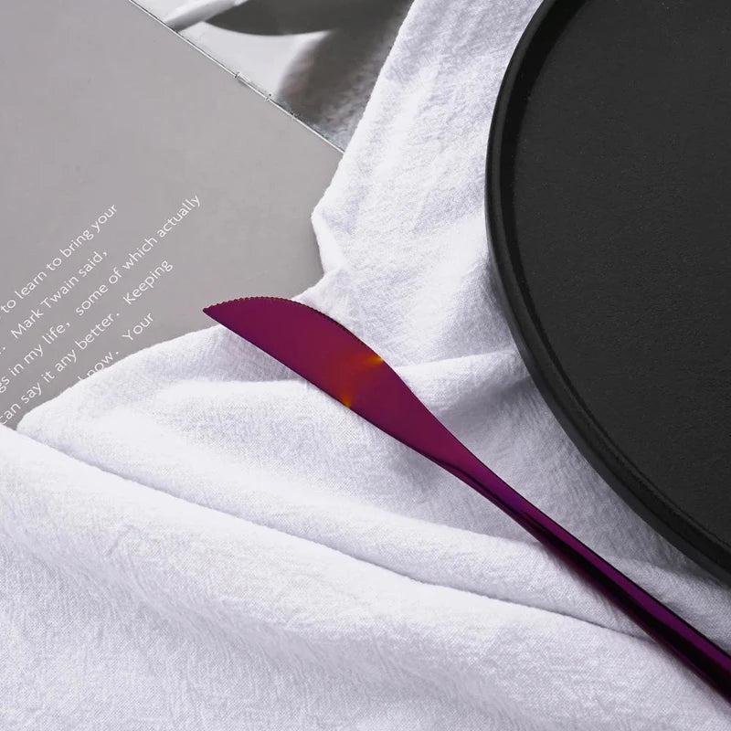 The Southern Atelier – Elegant 6 - Piece Cutlery Set in Polished Stainless Steel for a Refined Dining Experience - The Southern AtelierSKU_1763119445883_327