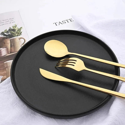 The Southern Atelier – Elegant 6 - Piece Cutlery Set in Polished Stainless Steel for a Refined Dining Experience - The Southern AtelierSKU_1763119445883_327