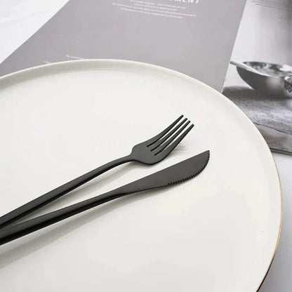 The Southern Atelier – Elegant 6 - Piece Cutlery Set in Polished Stainless Steel for a Refined Dining Experience - The Southern AtelierSKU_1763119445883_327