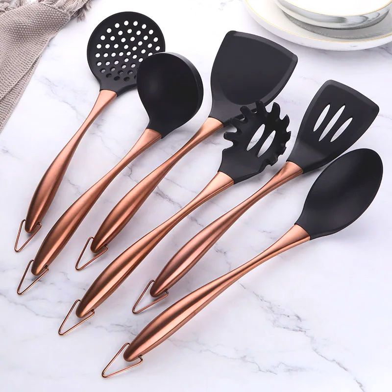 The Southern Atelier – Elegant 6 - Piece Kitchen Utensil Collection in Sleek Stainless Steel for a Refined Culinary Experience - The Southern AtelierSKU_1763119453199_854