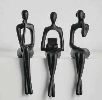 The Southern Atelier – Elegant Abstract Book Shelf Display Sculpture in Minimalist Design for a Stylish Centrepiece - The Southern Atelier