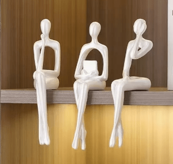 The Southern Atelier – Elegant Abstract Book Shelf Display Sculpture in Minimalist Design for a Stylish Centrepiece - The Southern Atelier