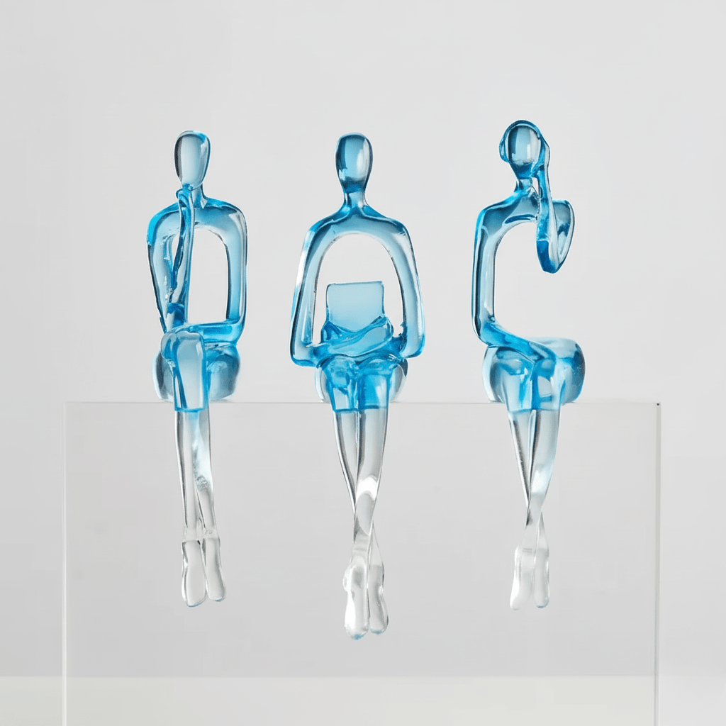 The Southern Atelier – Elegant Abstract Book Shelf Display Sculpture in Minimalist Design for a Stylish Centrepiece - The Southern AtelierSKU_1763119433376_167