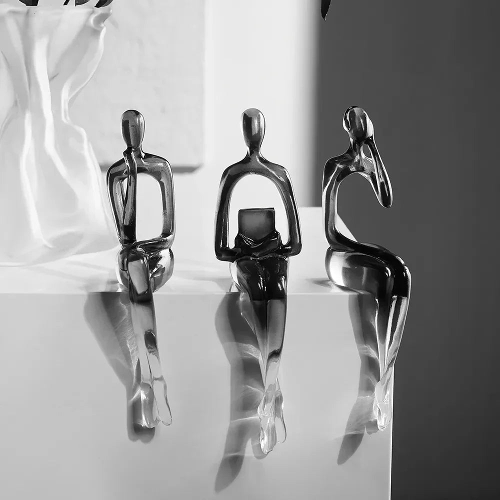 The Southern Atelier – Elegant Abstract Book Shelf Display Sculpture in Minimalist Design for a Stylish Centrepiece - The Southern AtelierSKU_1763119433376_450