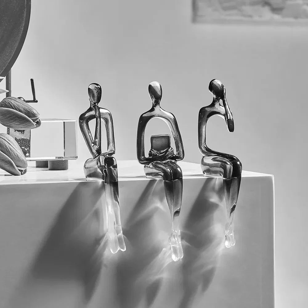 The Southern Atelier – Elegant Abstract Book Shelf Display Sculpture in Minimalist Design for a Stylish Centrepiece - The Southern AtelierSKU_1763119433376_450