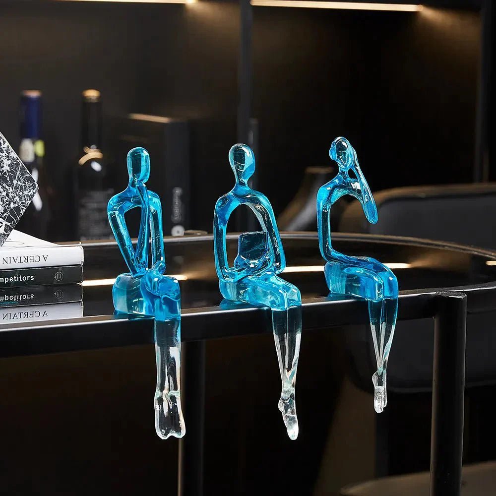 The Southern Atelier – Elegant Abstract Book Shelf Display Sculpture in Minimalist Design for a Stylish Centrepiece - The Southern AtelierSKU_1763119433376_450