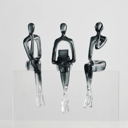 The Southern Atelier – Elegant Abstract Book Shelf Display Sculpture in Minimalist Design for a Stylish Centrepiece - The Southern AtelierSKU_1763119433376_950