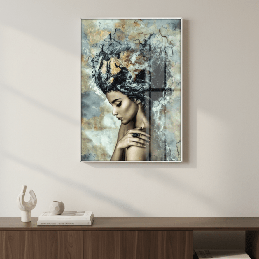 The Southern Atelier – Elegant Abstract Canvas Depicting Feminine Beauty for a Serene Ambiance - The Southern AtelierSKU_1765807246179_55