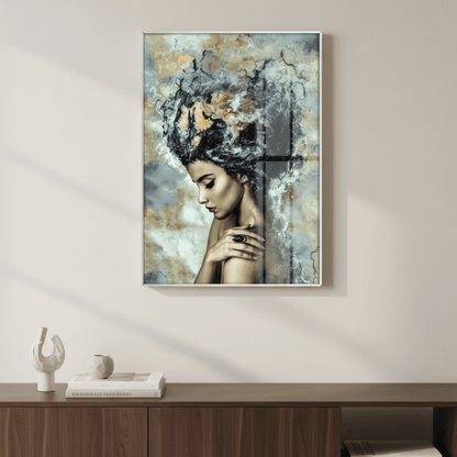 The Southern Atelier – Elegant Abstract Canvas Depicting Feminine Beauty for a Serene Ambiance - The Southern AtelierSKU_1765807246179_55