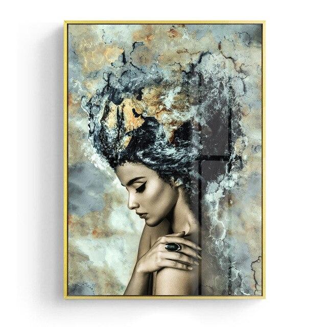 The Southern Atelier – Elegant Abstract Canvas Depicting Feminine Beauty for a Serene Ambiance - The Southern AtelierSKU_1765807246179_55