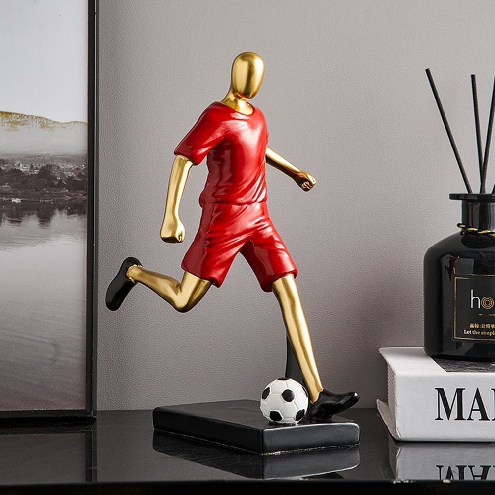 The Southern Atelier – Elegant Abstract Footballer Sculpture in Polished Resin for a Sophisticated Touch - The Southern AtelierSKU_1765807367422_16