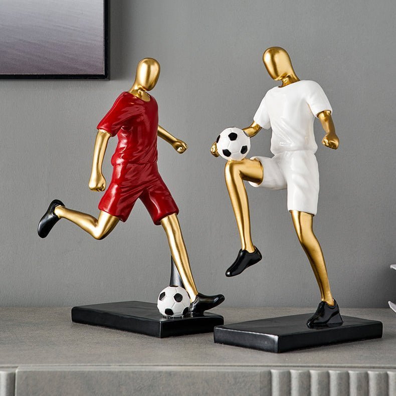 The Southern Atelier – Elegant Abstract Footballer Sculpture in Polished Resin for a Sophisticated Touch - The Southern AtelierSKU_1765807367422_16