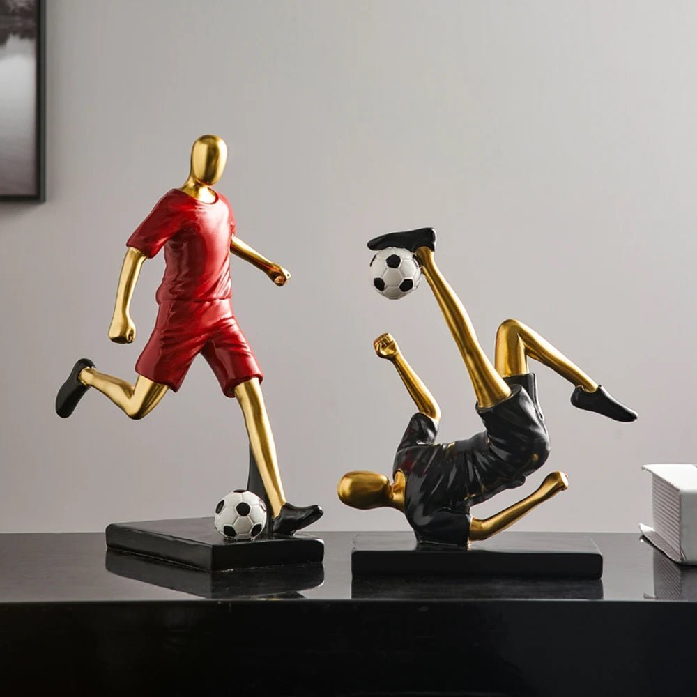 The Southern Atelier – Elegant Abstract Footballer Sculpture in Polished Resin for a Sophisticated Touch - The Southern AtelierSKU_1765807367422_16