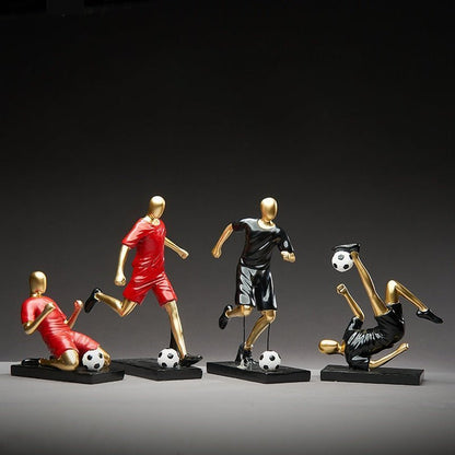 The Southern Atelier – Elegant Abstract Footballer Sculpture in Polished Resin for a Sophisticated Touch - The Southern AtelierSKU_1765807367422_16