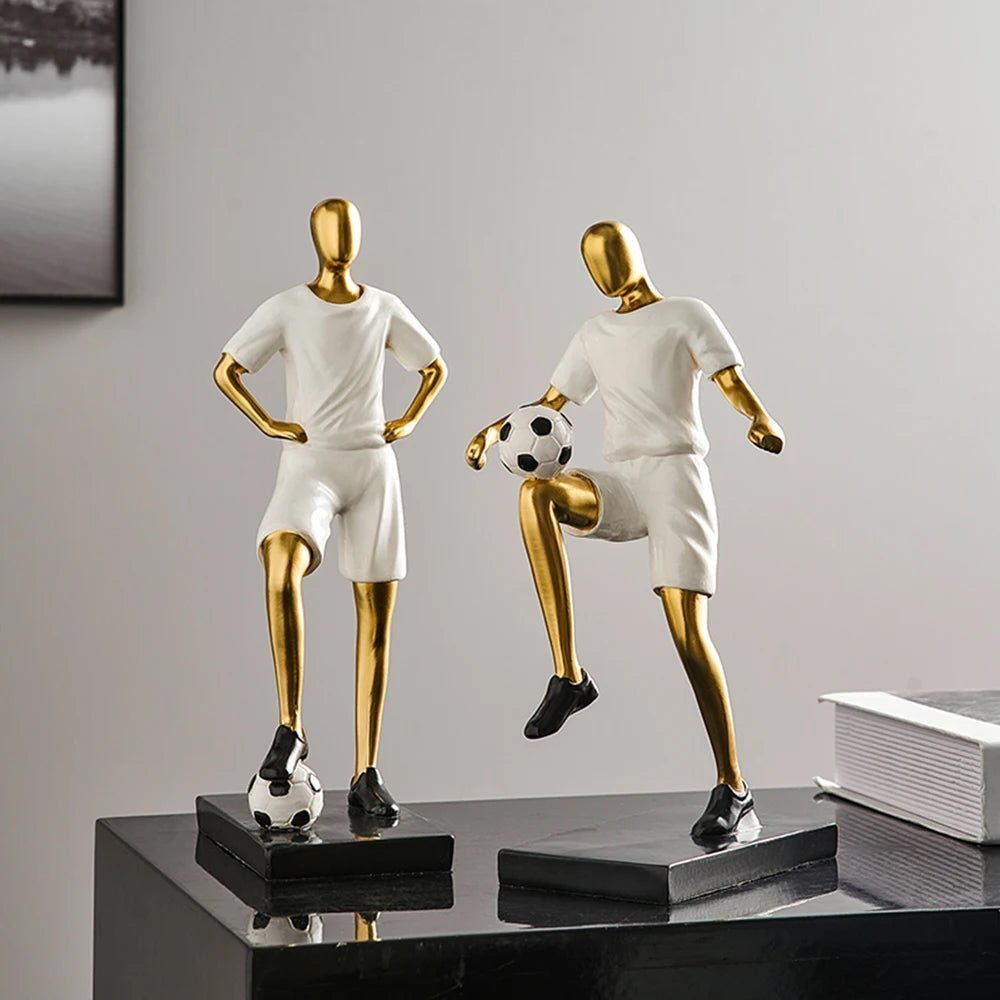 The Southern Atelier – Elegant Abstract Footballer Sculpture in Polished Resin for a Sophisticated Touch - The Southern AtelierSKU_1765807367422_16