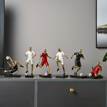 The Southern Atelier – Elegant Abstract Footballer Sculpture in Polished Resin for a Sophisticated Touch - The Southern AtelierSKU_1765807367422_16