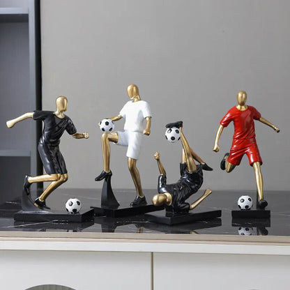The Southern Atelier – Elegant Abstract Footballer Sculpture in Polished Resin for a Sophisticated Touch - The Southern AtelierSKU_1765807367422_16