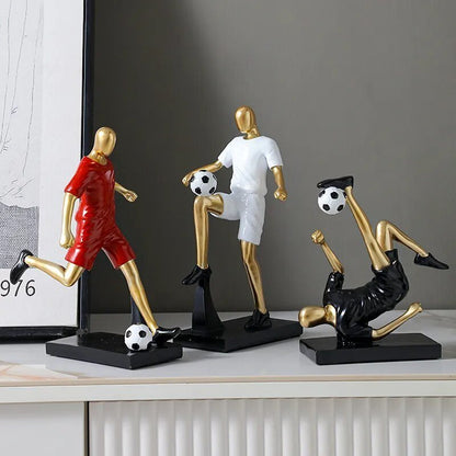 The Southern Atelier – Elegant Abstract Footballer Sculpture in Polished Resin for a Sophisticated Touch - The Southern AtelierSKU_1765807367422_16
