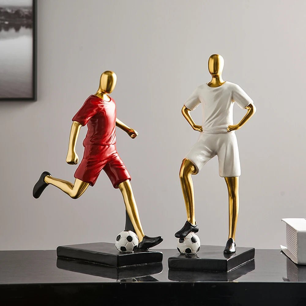 The Southern Atelier – Elegant Abstract Footballer Sculpture in Polished Resin for a Sophisticated Touch - The Southern AtelierSKU_1765807367422_16