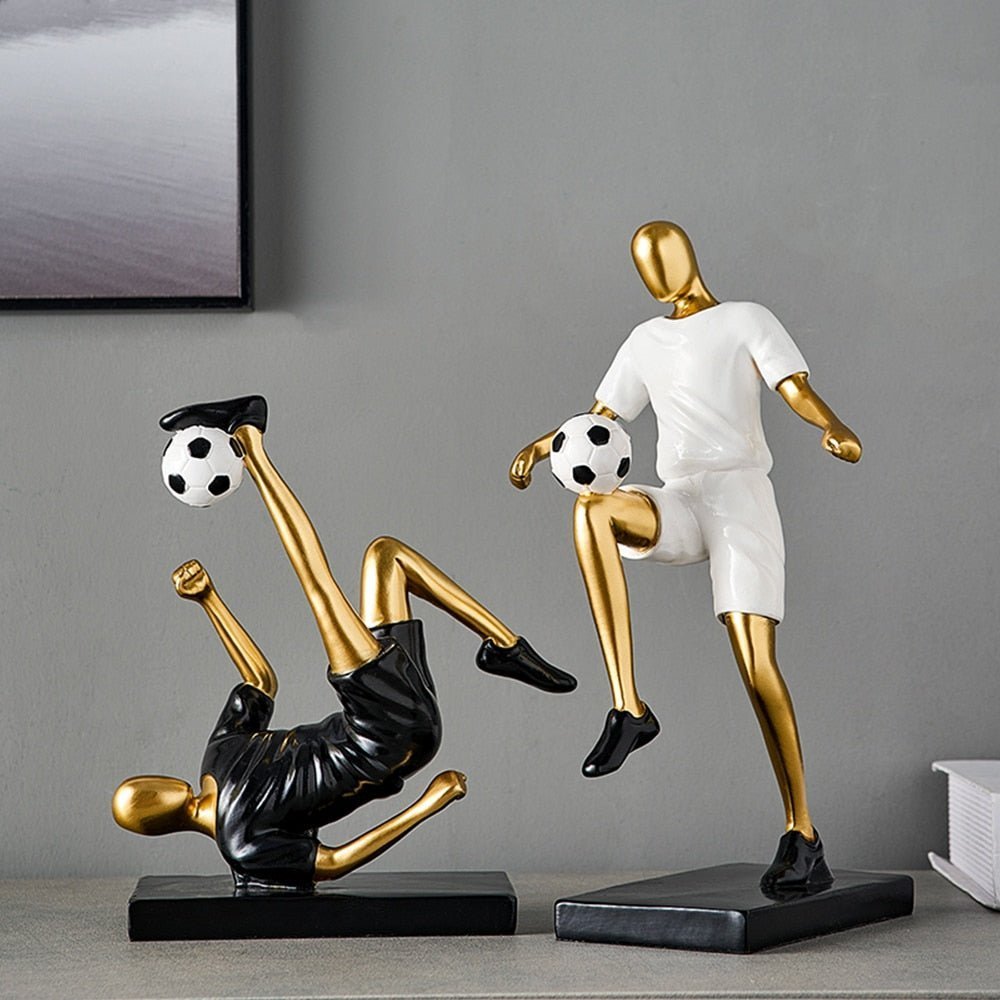 The Southern Atelier – Elegant Abstract Footballer Sculpture in Polished Resin for a Sophisticated Touch - The Southern AtelierSKU_1765807367422_16