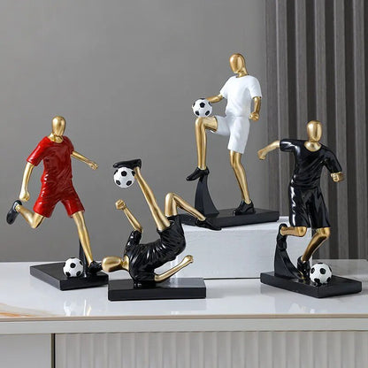 The Southern Atelier – Elegant Abstract Footballer Sculpture in Polished Resin for a Sophisticated Touch - The Southern AtelierSKU_1765807367422_16