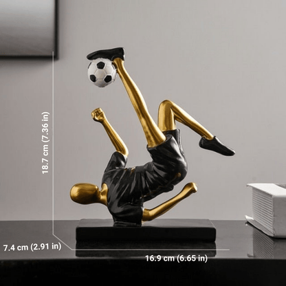 The Southern Atelier – Elegant Abstract Footballer Sculpture in Polished Resin for a Sophisticated Touch - The Southern AtelierSKU_1765807367422_815