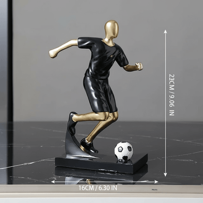 The Southern Atelier – Elegant Abstract Footballer Sculpture in Polished Resin for a Sophisticated Touch - The Southern AtelierSKU_1765807367422_815