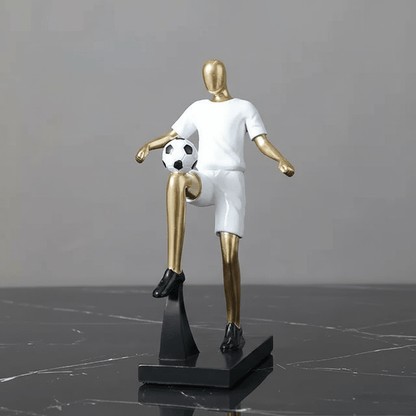 The Southern Atelier – Elegant Abstract Footballer Sculpture in Polished Resin for a Sophisticated Touch - The Southern AtelierSKU_1765807367422_856