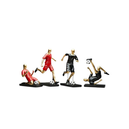 The Southern Atelier – Elegant Abstract Footballer Sculpture in Polished Resin for a Sophisticated Touch - The Southern AtelierSKU_1765807367422_856