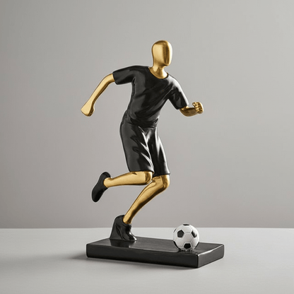 The Southern Atelier – Elegant Abstract Footballer Sculpture in Polished Resin for a Sophisticated Touch - The Southern AtelierSKU_1765807367422_857