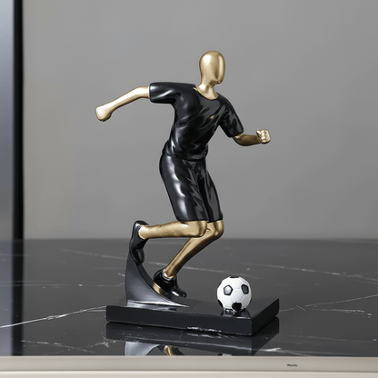 The Southern Atelier – Elegant Abstract Footballer Sculpture in Polished Resin for a Sophisticated Touch - The Southern AtelierSKU_1765807367422_858