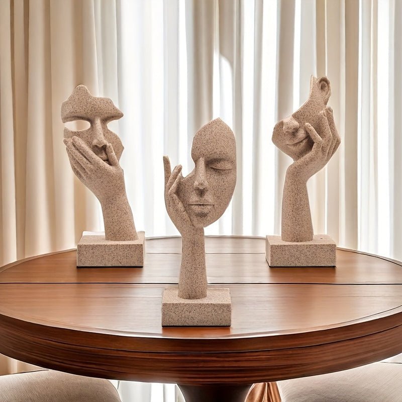 The Southern Atelier – Elegant Abstract Mask Figures Collection for a Refined Atmosphere - The Southern AtelierSKU_1763119393818_348