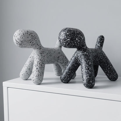 The Southern Atelier – Elegant Abstract Spotted Dog Sculpture for a Charming Display - The Southern AtelierSKU_1774883087262_735
