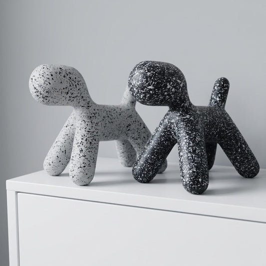 The Southern Atelier – Elegant Abstract Spotted Dog Sculpture for a Charming Display - The Southern AtelierSKU_1774883087262_735