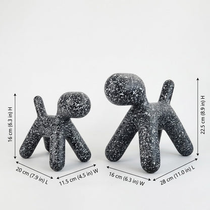 The Southern Atelier – Elegant Abstract Spotted Dog Sculpture for a Charming Display - The Southern AtelierSKU_1774883087262_765