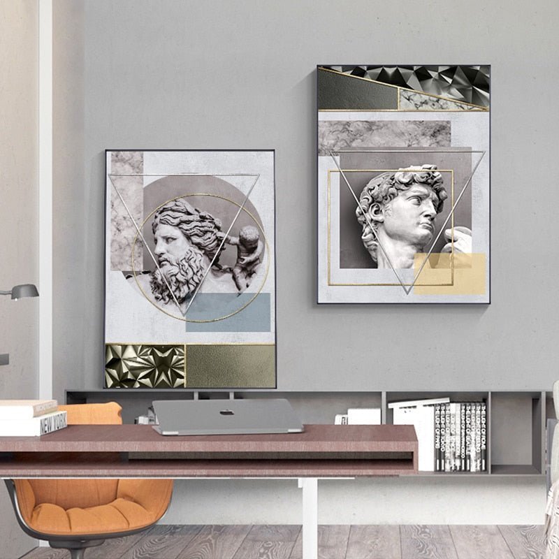 The Southern Atelier – Elegant Abstract Statue Wall Paintings for a Refined Aesthetic - The Southern AtelierSKU_1763119413820_567