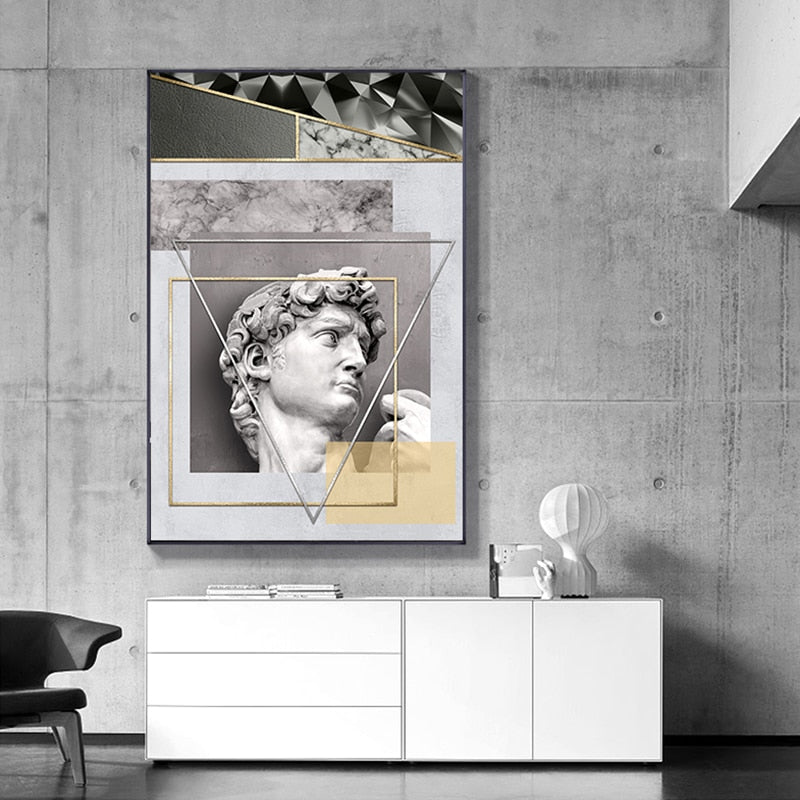 The Southern Atelier – Elegant Abstract Statue Wall Paintings for a Refined Aesthetic - The Southern AtelierSKU_1763119413820_567